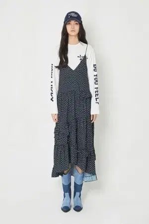 LUCKY CHOUETTE ラッキーシュエトゥ レイヤード ワンピース