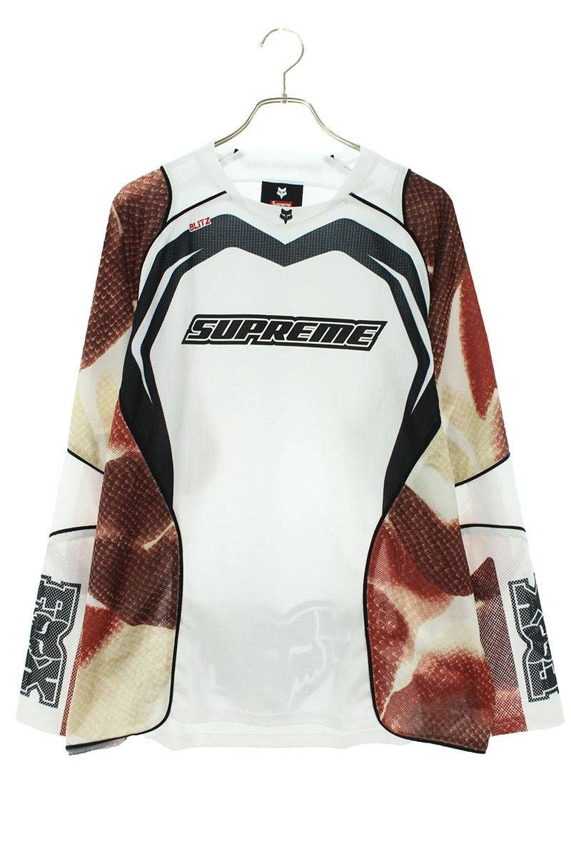 ☆Supreme Fox Racing メッシュ長袖カットソー Mサイズ☆ supreme × Fox Racing 18SS - メルカリ