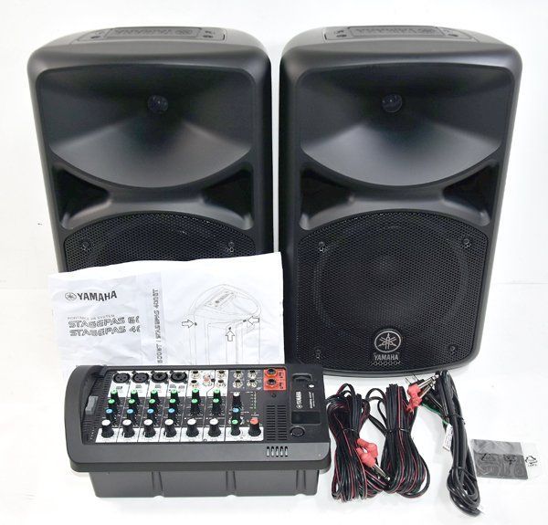 YAMAHA ヤマハ STAGEPAS 400BT ポータブルPAシステム PAスピーカー ペア セット