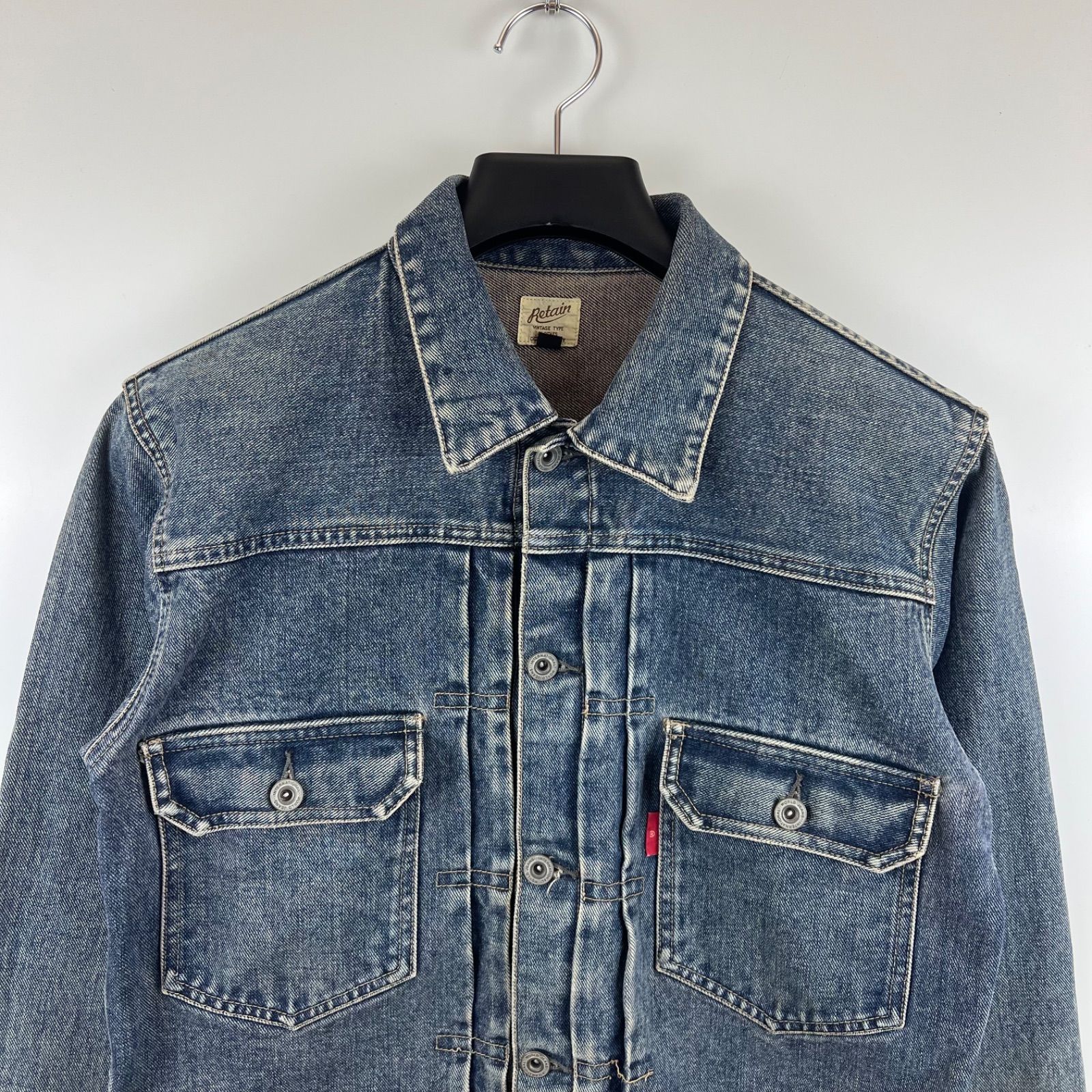 【Y2K】OCTOPUS ARMY 00s military JP street Retain OCTOPUS ARMY 00s type-2nd denim jacket 38 オクトパス