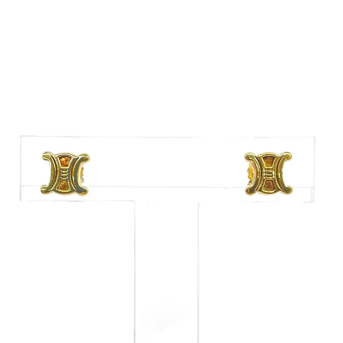 CELINE セリーヌ SVピアス ゴールドカラー 925 レディース マカダム