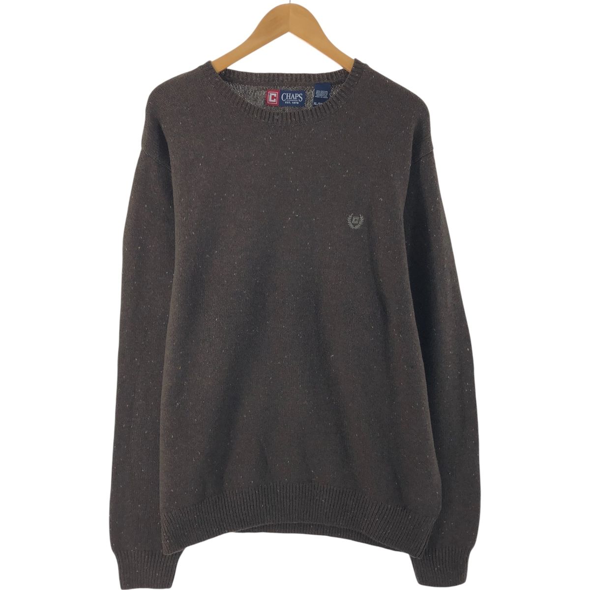 古着 チャップス CHAPS コットンニットセーター メンズXL相当/eaa434449