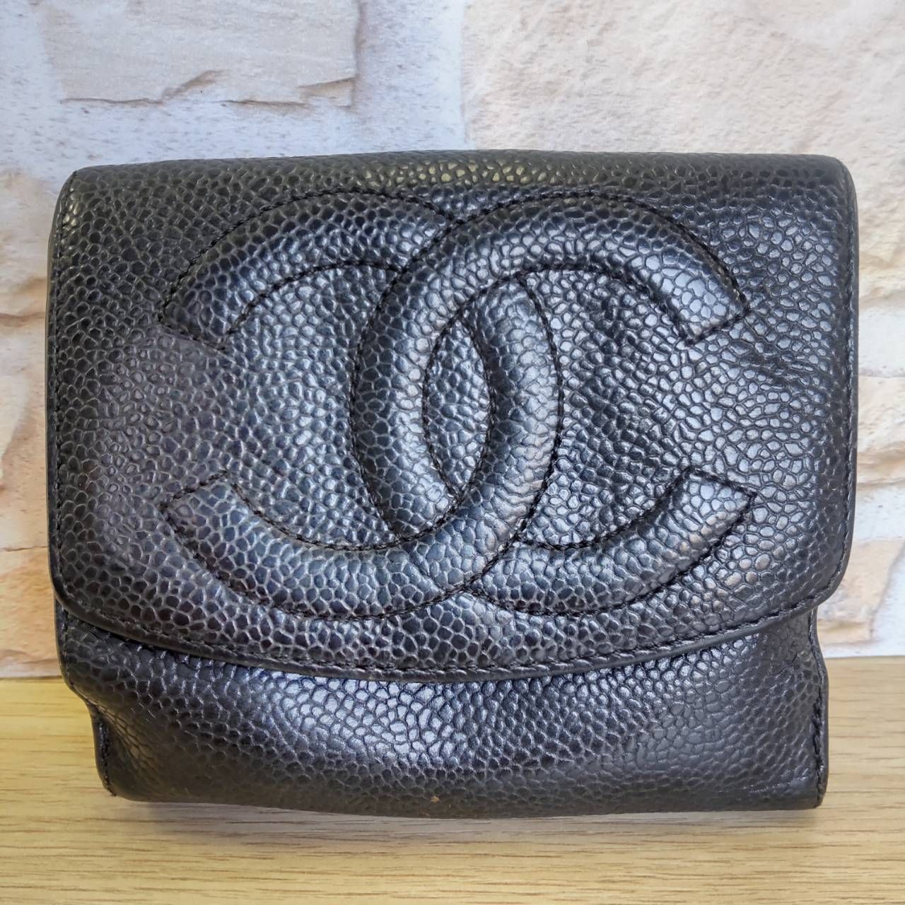 ÑYアトリエさん専用CHANEL シャネル キャビアスキン Wホック ÑYアトリエさん専用CHANEL シャネル キャビアスキン Wホック