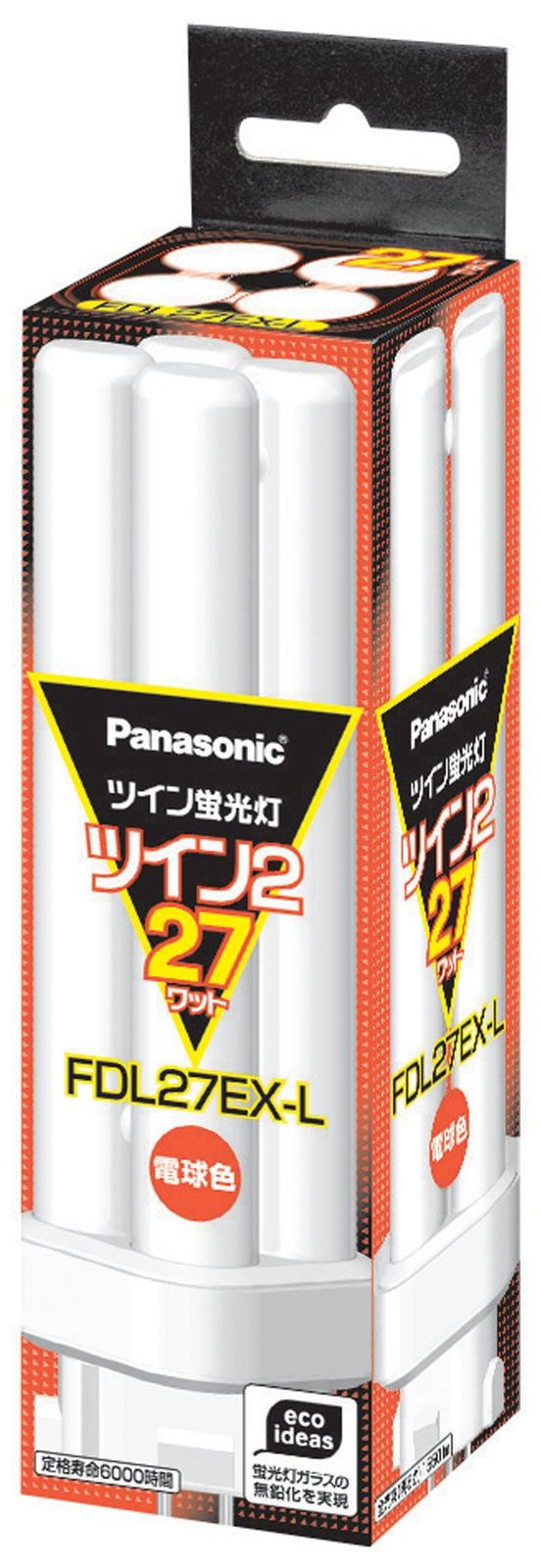 パナソニック ツイン蛍光灯 27形 ツイン2 パルック電球色 FDL27EXL [電球色] [27形]