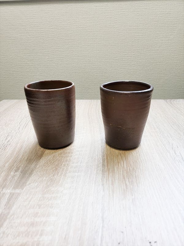 備前焼 ビアマグ 木箱付き