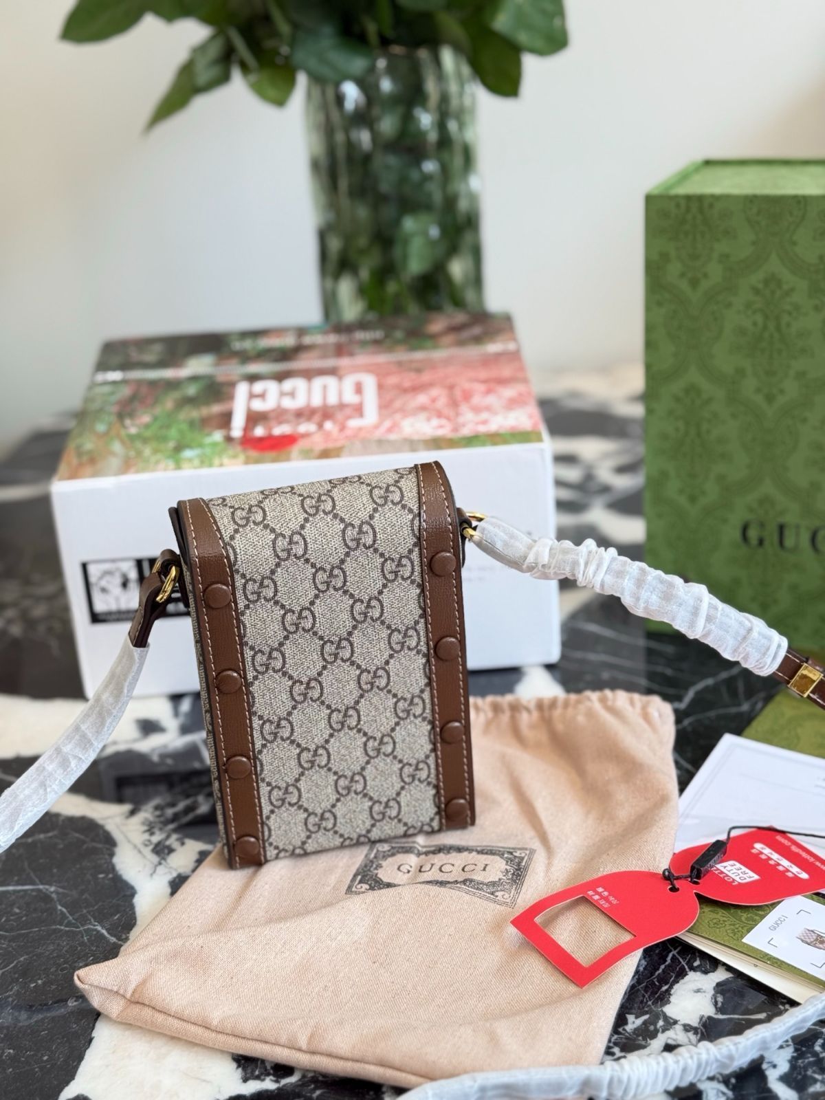 今日特価】Gucci Horsebit 1955 Mini Phone Bag グッチ ホース