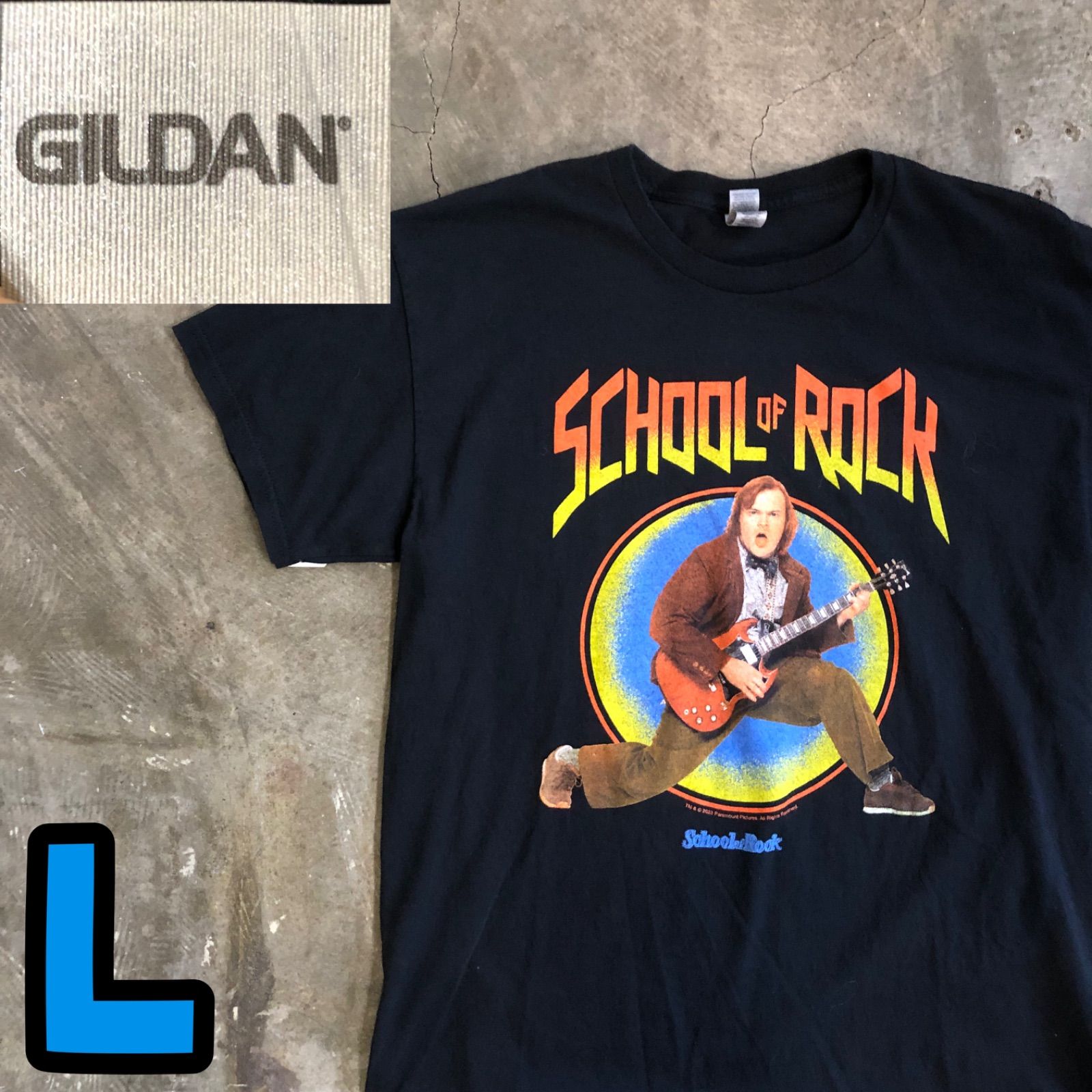 T5848 School Of Rock ムービーTシャツ オーバーサイズ 古着
