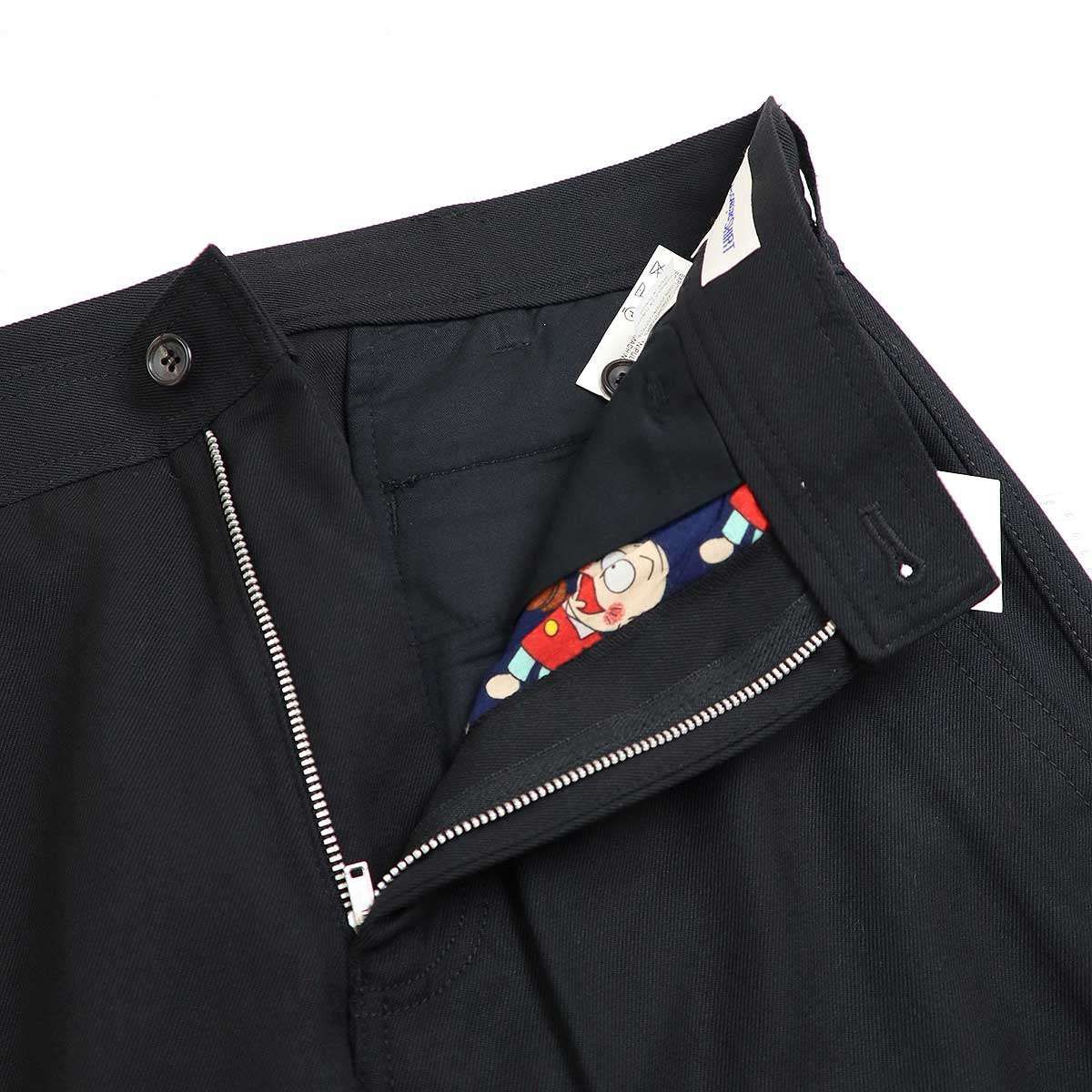 COMME des GARCONS Shirt モールスキンスラックス 黒 S