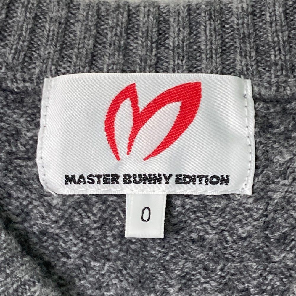 サイズ：1 MASTER BUNNY EDITION マスターバニーエディション  フード付き 長袖ニットセーター カシミヤ混  ホワイト系 [240101502512] ゴルフウェア レディース ストスト サイズ：1 MASTER BUNNY EDITION マスターバニーエディション