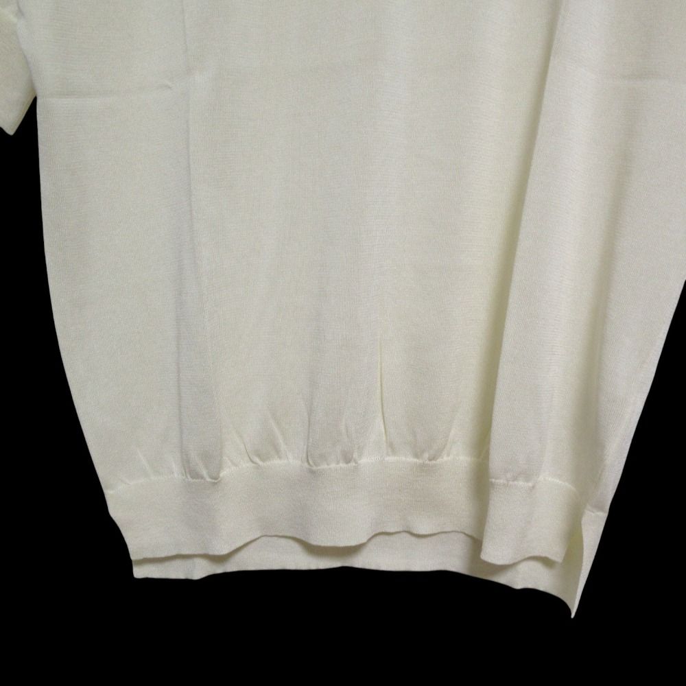 未使用 23SS yori ヨリ シャーベットニット 半袖 クルーネック  