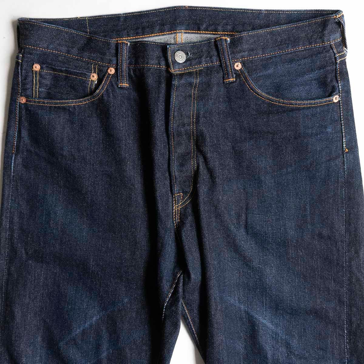 美品/濃紺】 The Flat Head【3001 デニムパンツ】W36 フラット