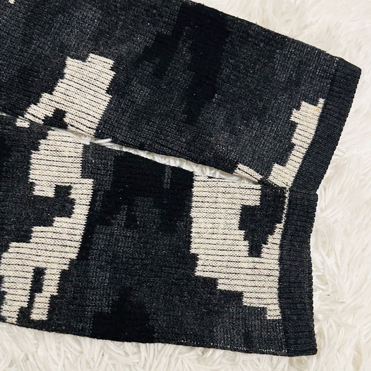 希少 バーバリーブラックレーベル ブラウン ジップアップ ニット 3 L相当 希少 バーバリーブラックレーベル ブラウン ジップアップ ニット