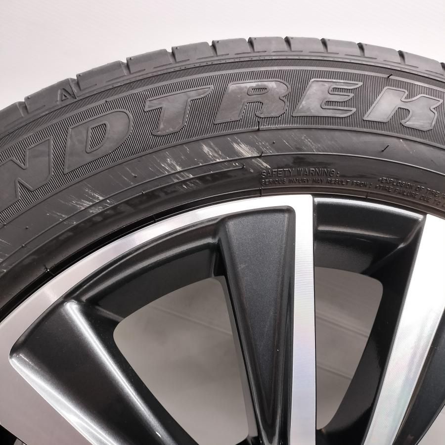 ◆配送先指定あり◆ ＜ノーマル X ホイール 1本＞ 225/60R18 ダンロップ '22年製  18x7J トヨタ ハリアー 80系 5H -114.3     中古