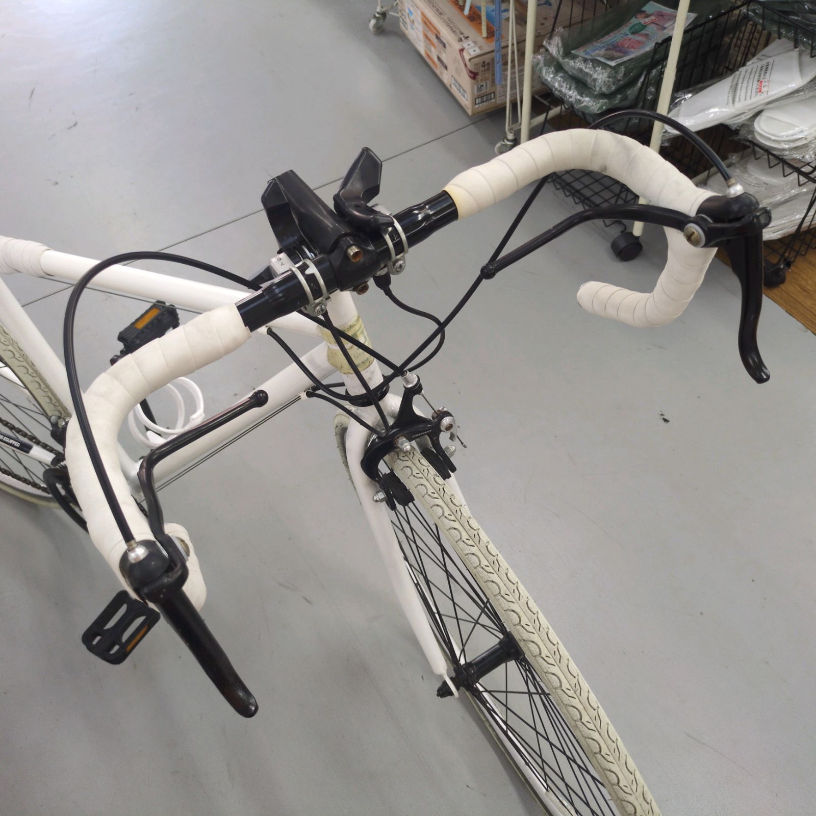 J022 ☆多少使用感☆ロードバイク☆Grandir☆3×7段☆