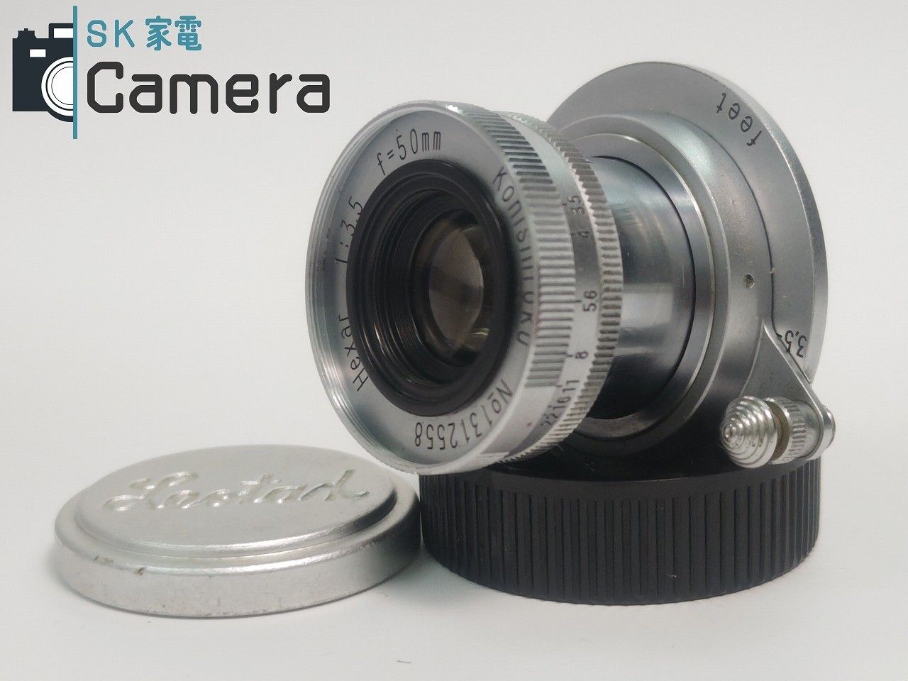 【中古】 Konishiroku Hexar 50ｍｍ F3.5 L39 2024年10月清掃 ヘキサー