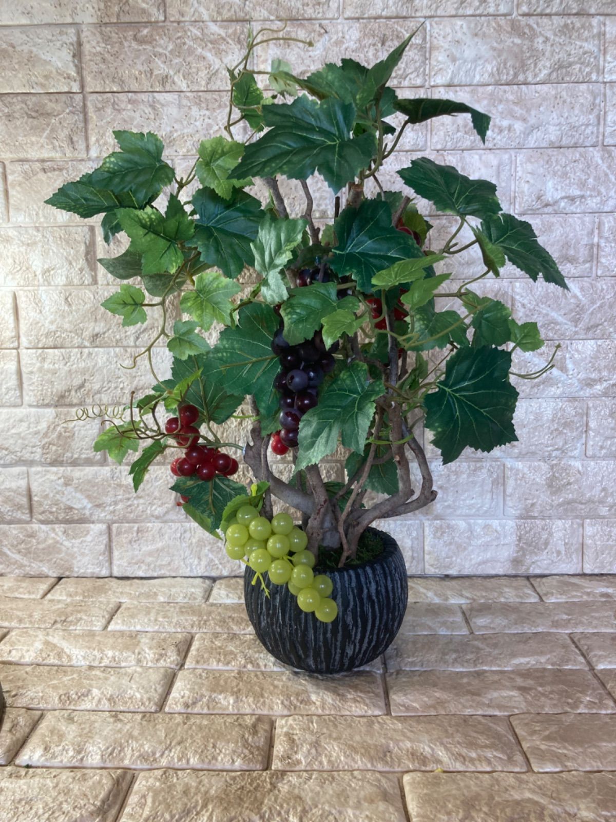 光触媒　人工観葉植物　ウォールグリーン　フェイクグリーン　葡萄マスカット5745 光触媒 人工観葉植物 ウォールグリーン フェイクグリーン 葡萄