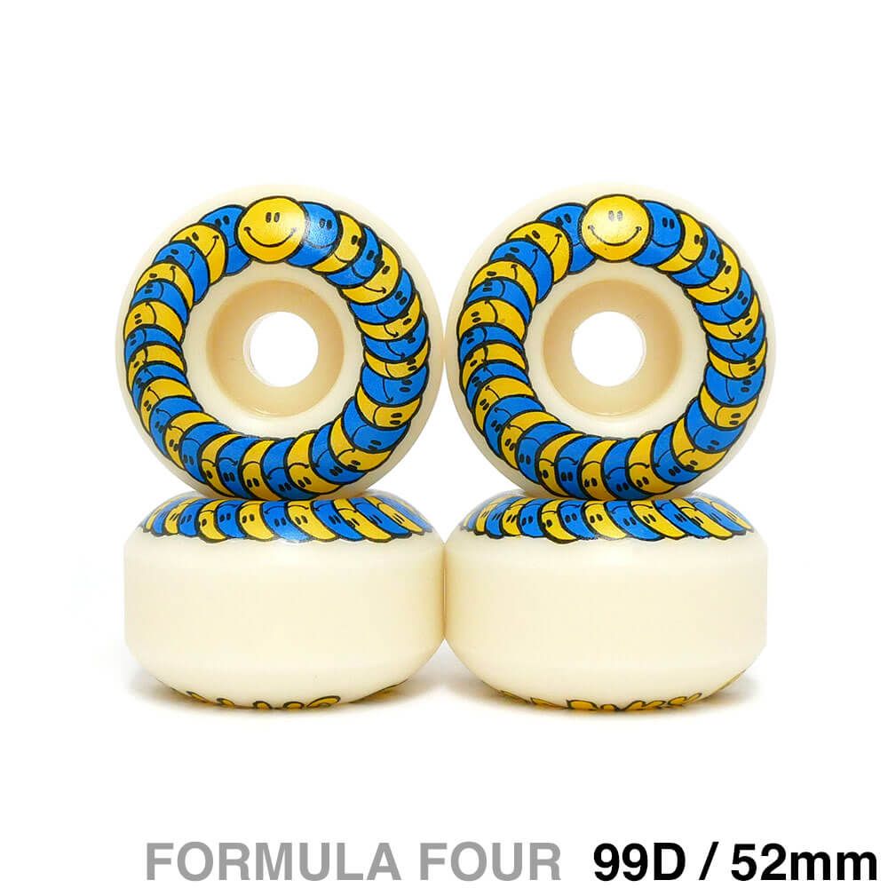 SPITFIRE WHEEL スピットファイヤー ウィール FORMULA FOUR (F4) CLASSIC 99D KEVIN SPANKY LONG HAPPY 52mm スケートボード スケボー