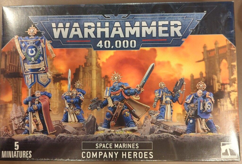 GAMES WORKSHOP WARHAMMER40000 SPACE MARINES Company Heroes 戦団の英雄たち