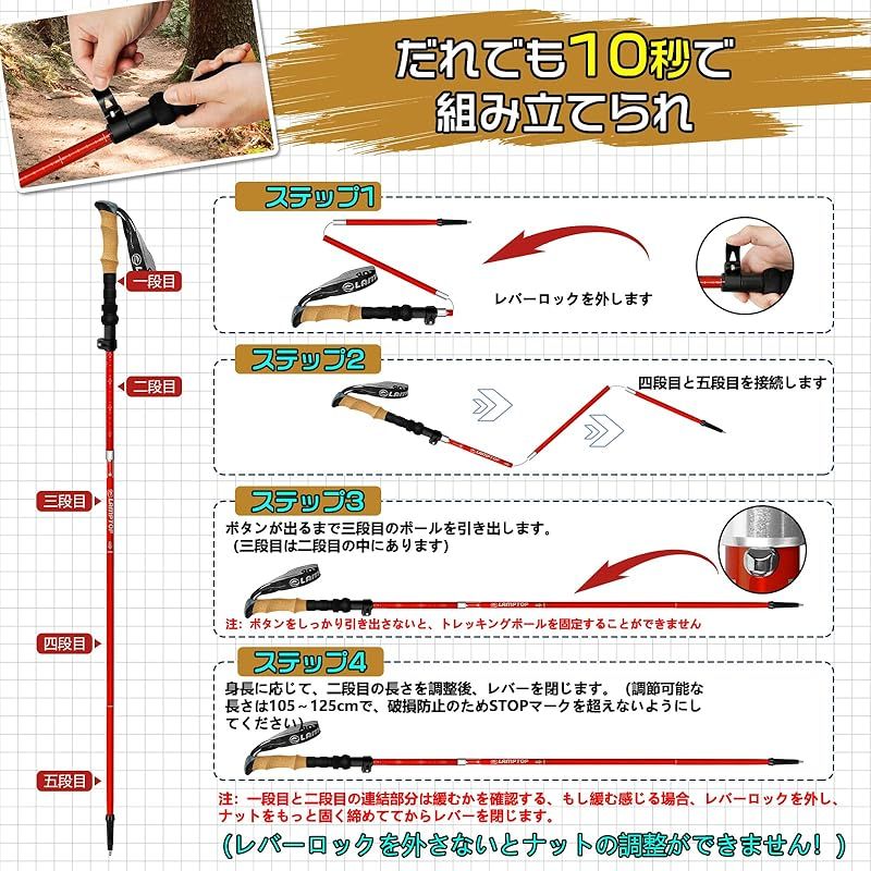 コルクグリップ 登山ストック