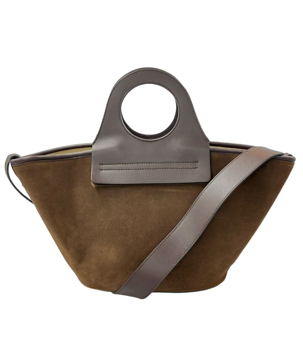 ヘリュー 2way スエードトートバッグ ショルダーバッグ 肩掛け  