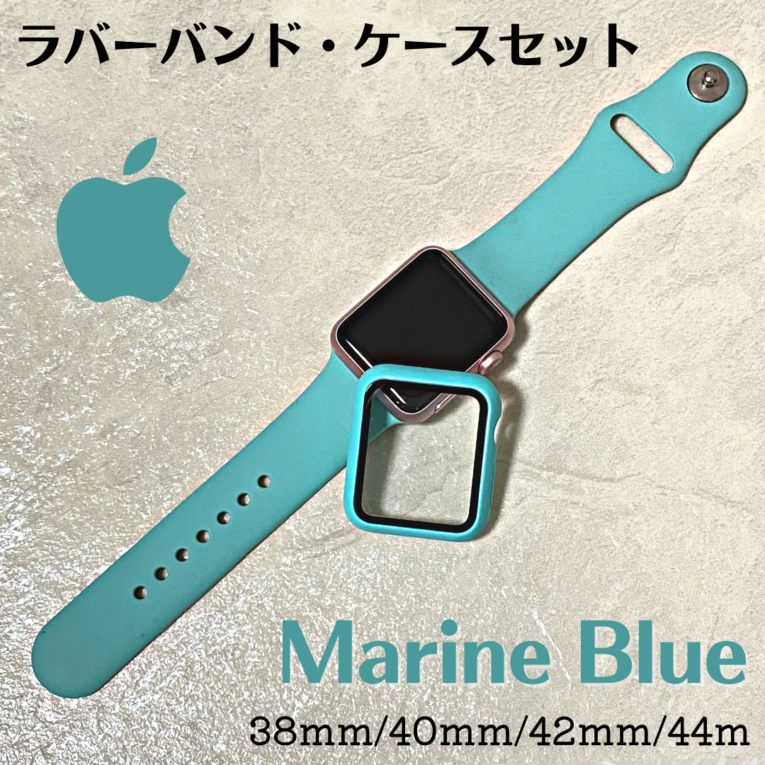 Apple Watch バンド 42mm ケースセット アップルウォッチ 緑