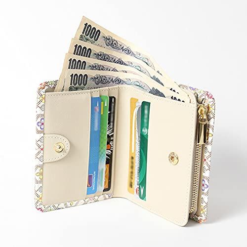 【新品】浅草文庫 友禅染 二つ折り財布 L字ファスナー 花菱 はなびし 江戸小紋 Amazon.co.jp: [浅草文庫] 友禅染 二つ折り 財布 L字ファスナー