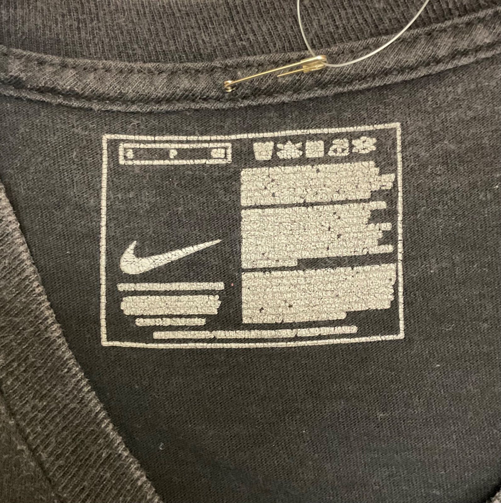 NIKE ナイキ ロゴTシャツ プリントTシャツ ブラック メンズM相当