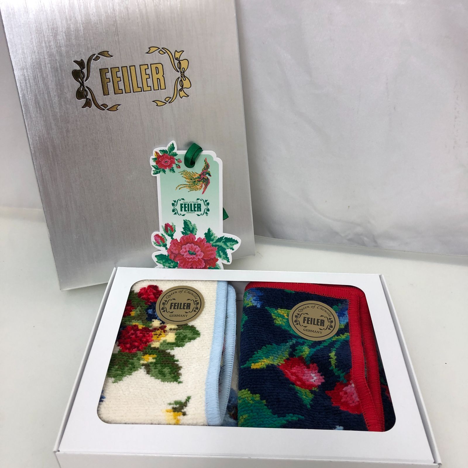 FEILER フェイラー ハンカチ2枚セット SGAW10-8957