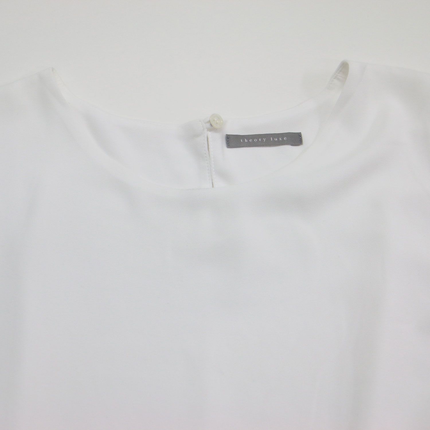 theory luxe セオリーリュクス ブラウス ホワイト 白 サイズ:38(M  