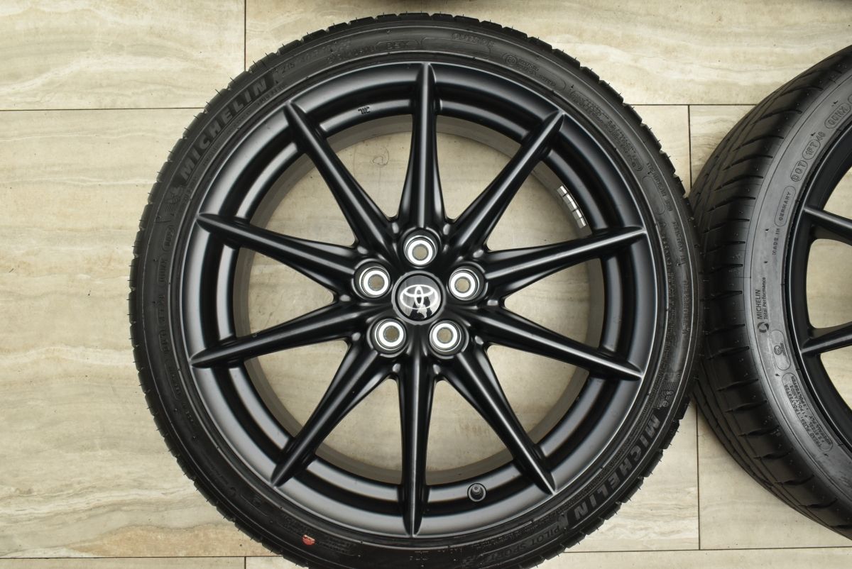 2024年製 新車外し】トヨタ GR86 RZ 純正 18in 7.5J +48 PCD100 