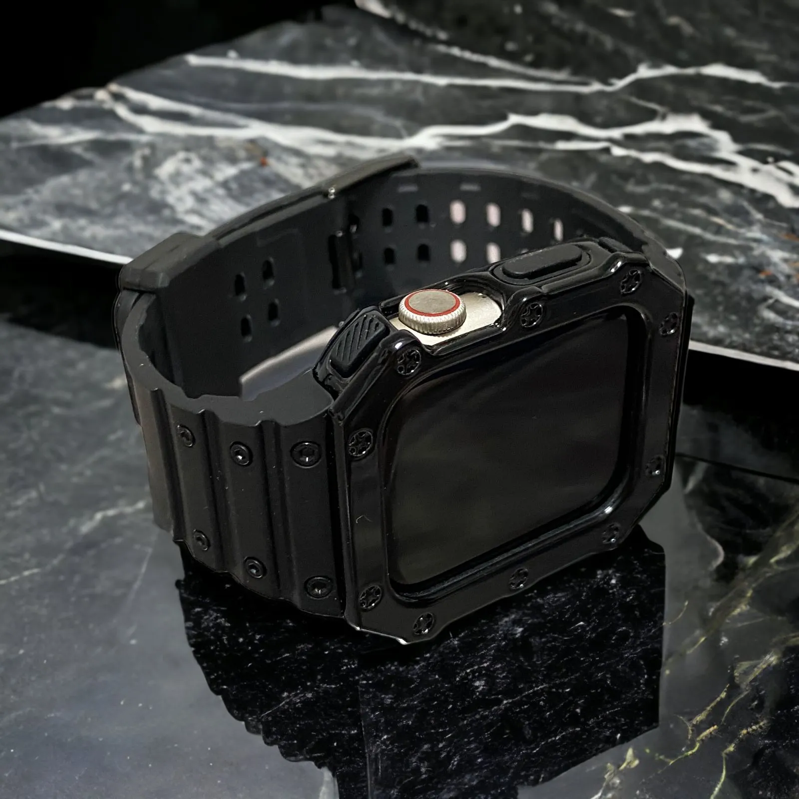 ラバーベルト スポーツバンド アップルウォッチ 黒 41mm Apple純正 アップルウォッチバンドラバー スポーツ メンズ ベルト 完全