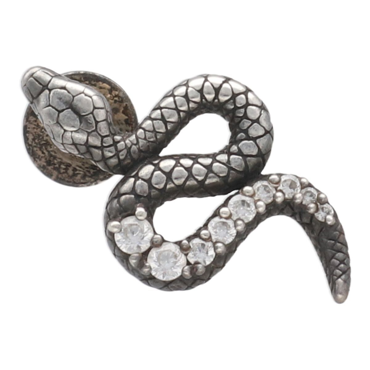 美品!ジャスティンデイビス SEJ684 WHIP SNAKE ピアス WHIP SNAKE ピアス | ジャスティン デイビス（JUSTIN DAVIS