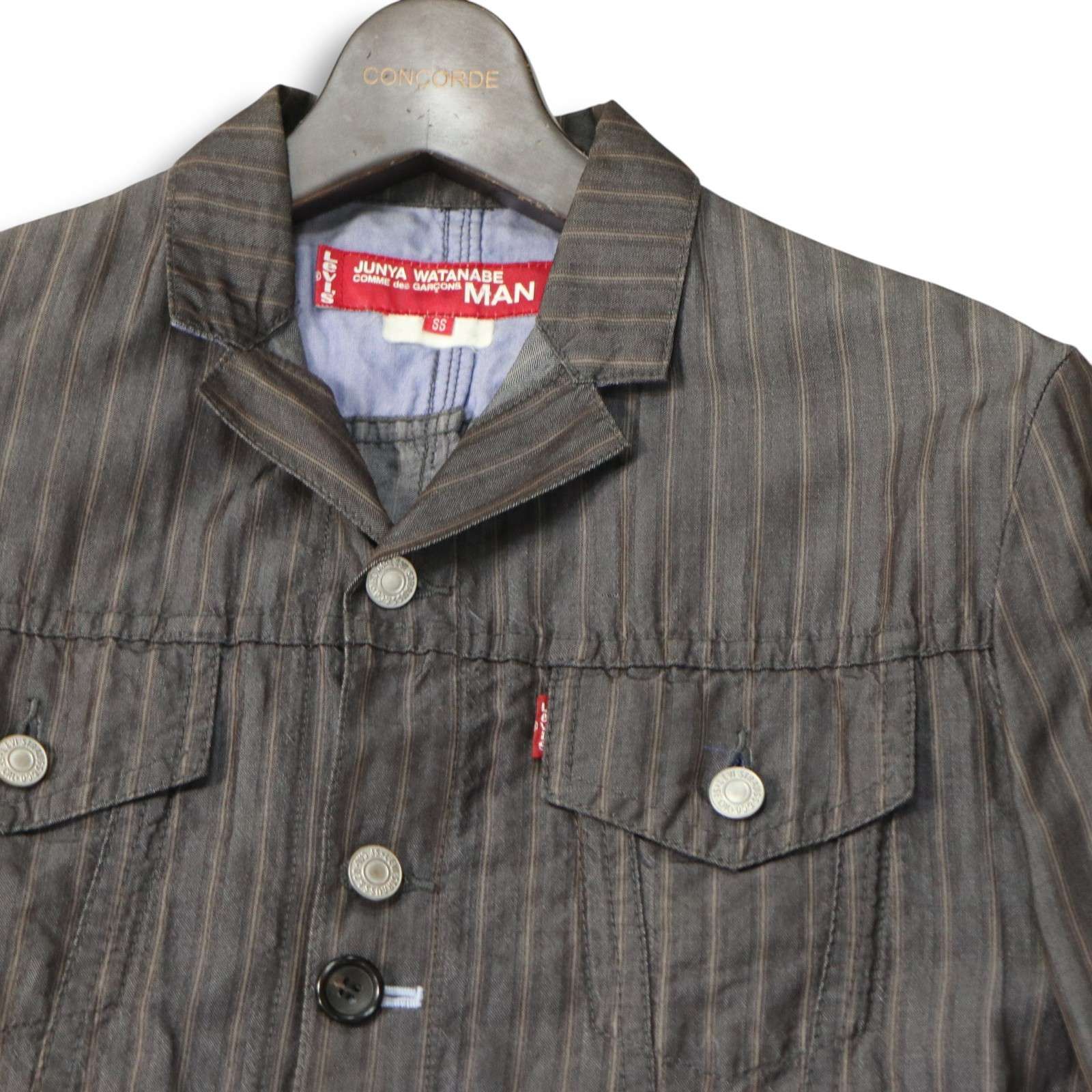 専用品　ジュンヤワタナベマン×リーバイス/コラボジャケット/XS/ストライプ AD2007☆ JUNYA WATANABE COMME des GARCONS MAN ジュンヤワタナベ