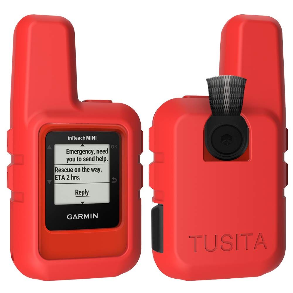 【新着商品】Mini inReach 2対応 Garmin - シリコンケース レッド TUSITA