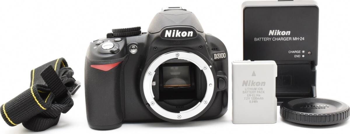 F18[6623A]18☆ほぼ未使用☆ ニコン Nikon D3100 ボディ