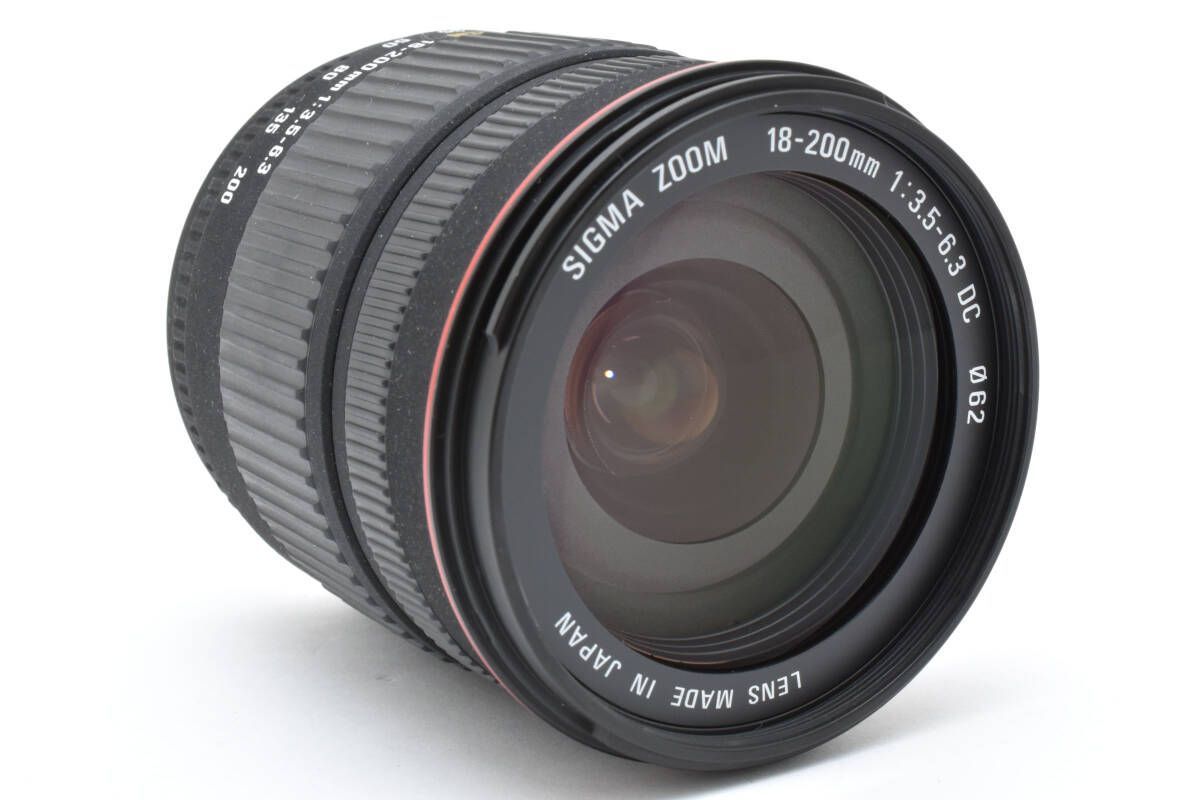 良品 シグマ SIGMA ZOOM 18-200mm ☆動作絶好調☆SIGMA AF 18-200mm F3.5-