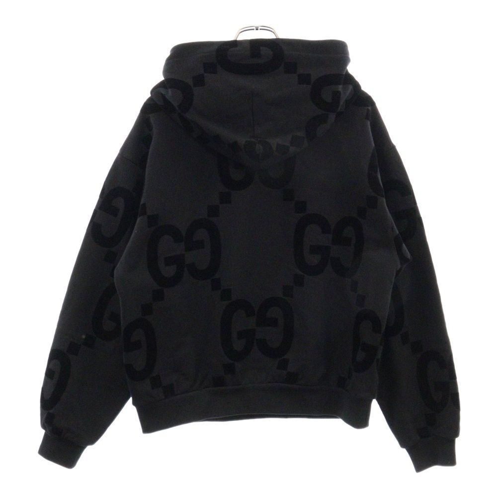 GUCCI ヴィンテージ　フリース 名東】グッチ フリース ジャガード ジップ ジャケット Lサイズ