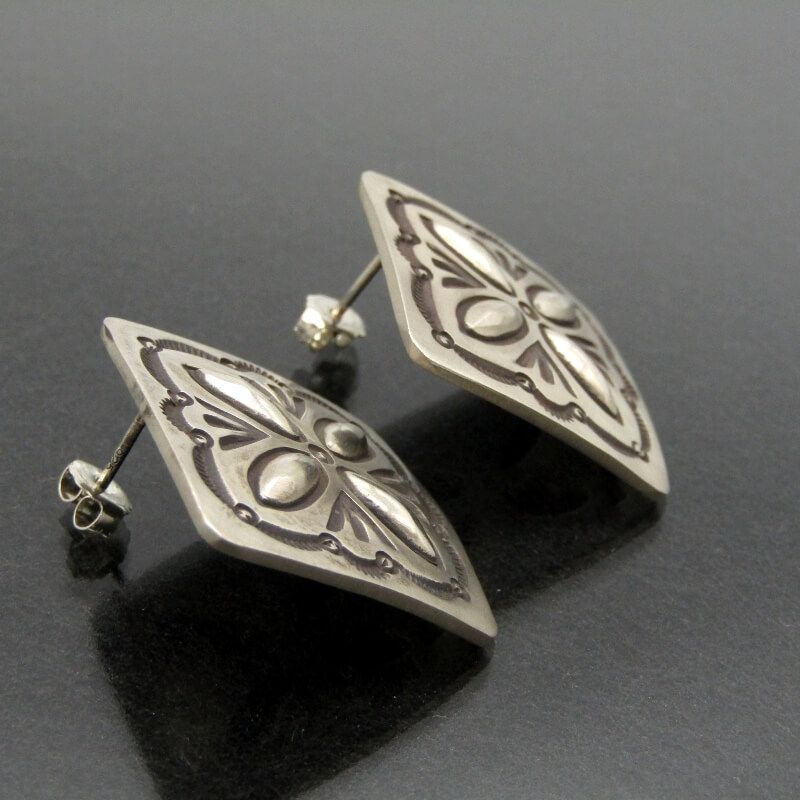 Herman Smith ナバホ族 ピアス スタンプワーク ハーマンスミス メンズ レディース セット 28011049