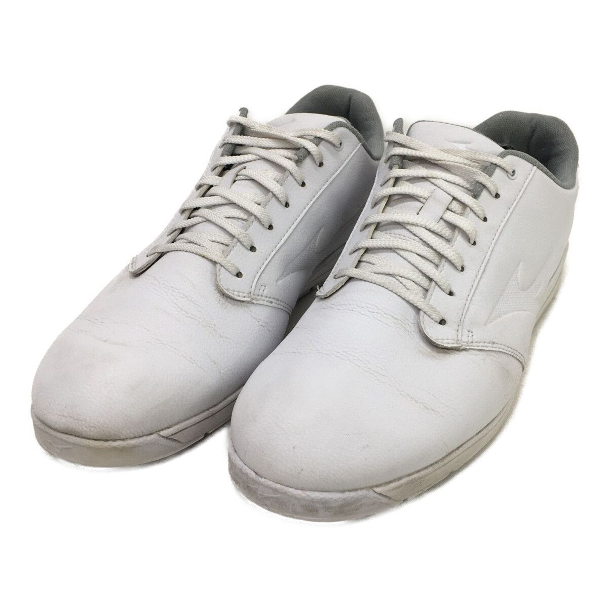 中古 ミズノゴルフ mizunoGOLF ゴルフシューズ 27cm ホワイト