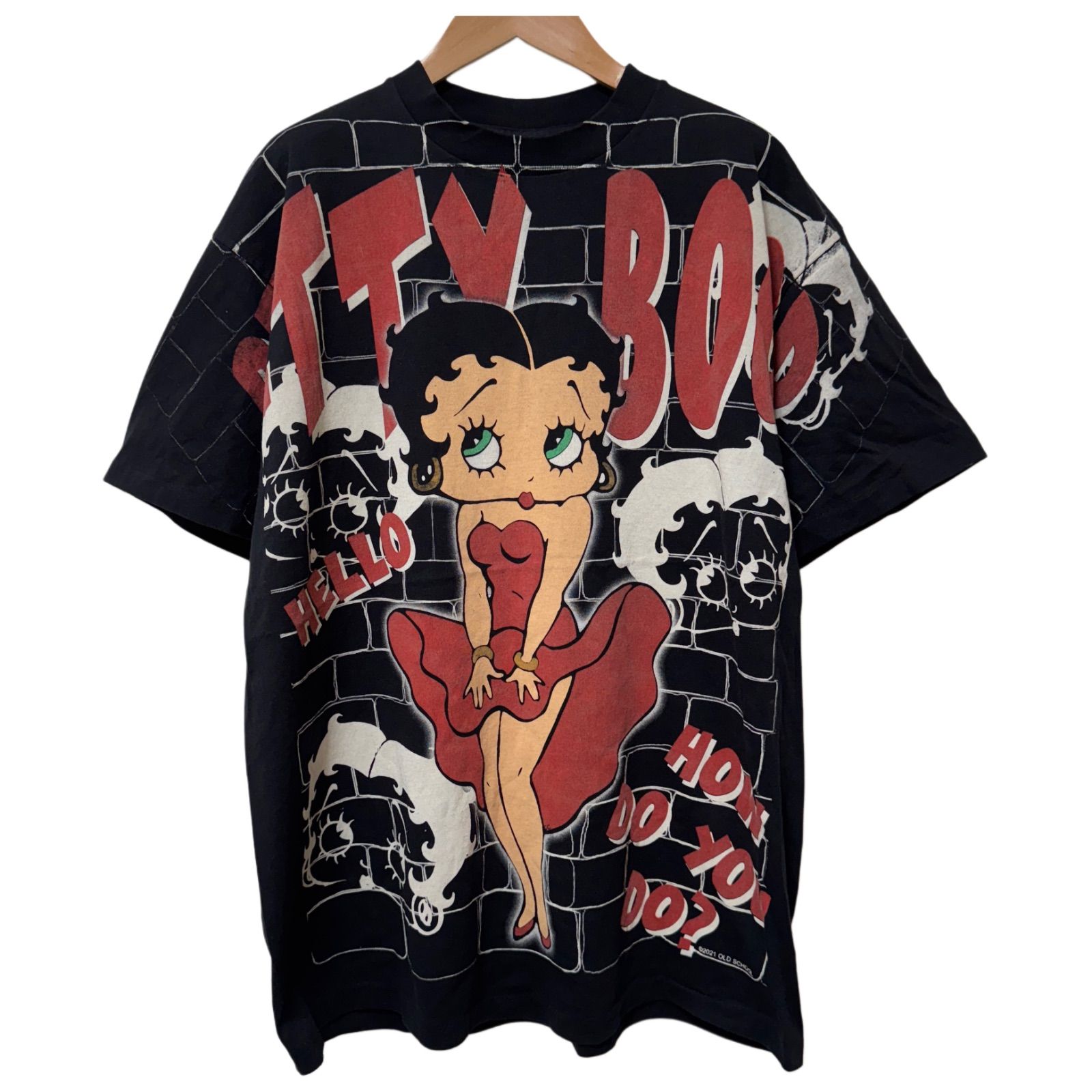 Betty Boop ベティブープレトロヴィンテージ　古着　ジャケット レディース 古着 90s USA製 BETTY BOOP ベティー ブープ B系