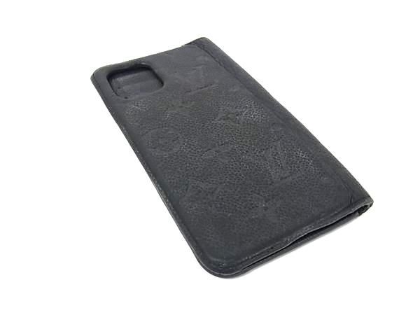 ルイヴィトン iPhone11フォリオ アイフォンケース アンプラント 黒