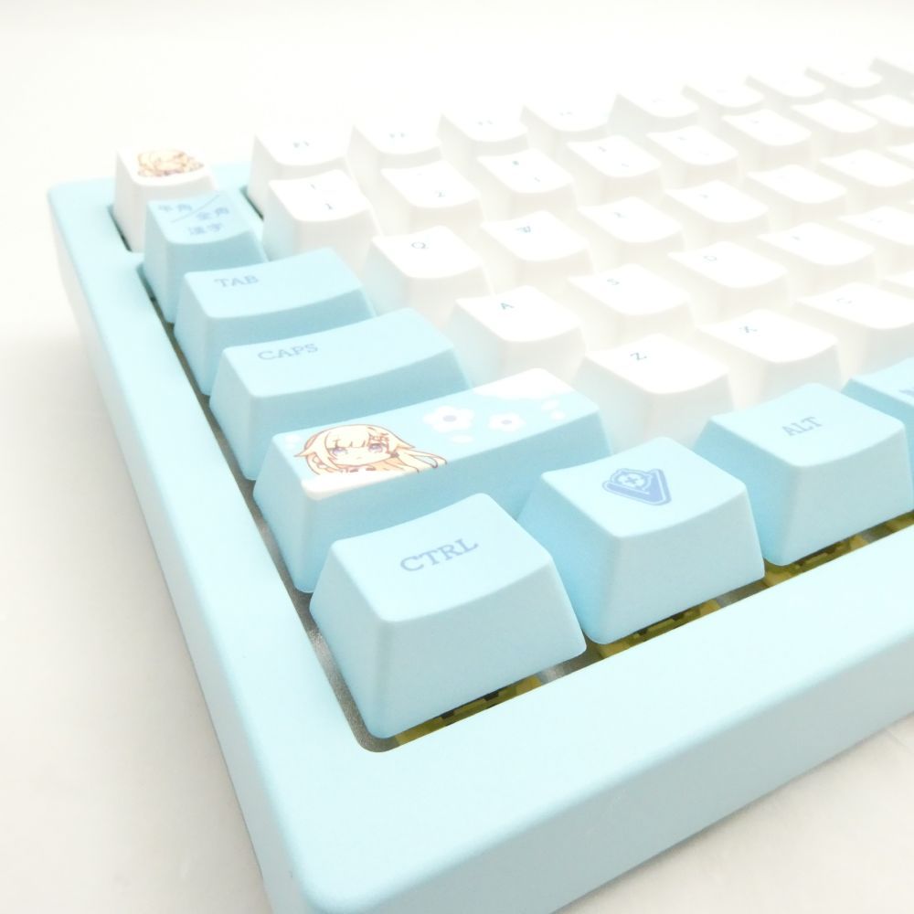 VSPO!GEAR ぶいすぽっ! 藍沢えま EDITION 有線ゲーミングキーボード FPS eスポーツ PC周辺機器 HY1656 WWW_OLIVIERBERNSTEIN_COM