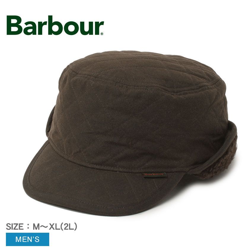 バブアー ハンチングキャップ MHA0044 メンズ スタンホープハンティングキャップ BARBOUR オリーブ 品番 26220805