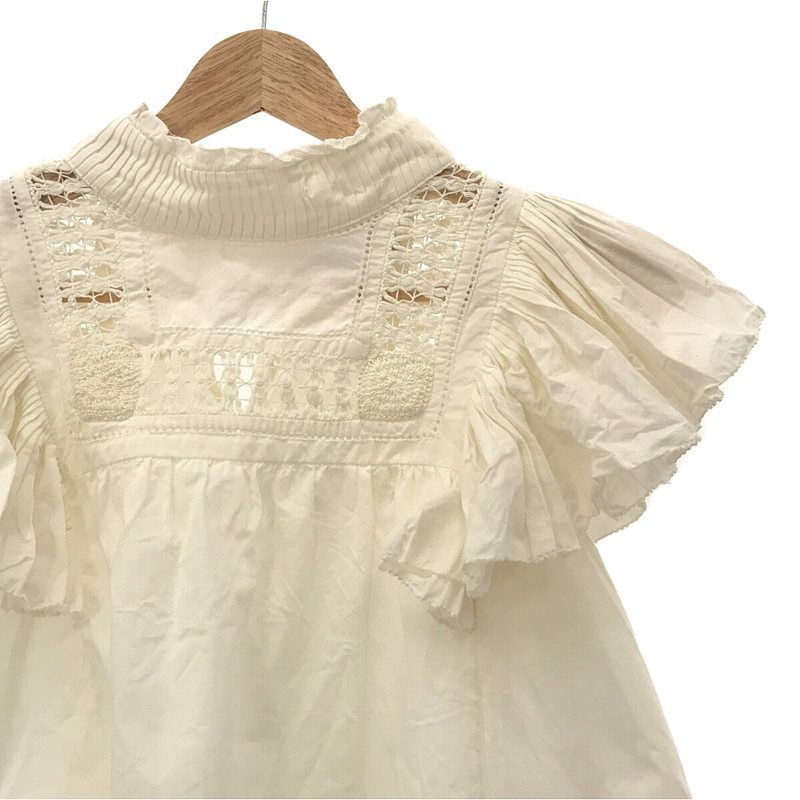 sea New York / シーニューヨーク | コットン フリルスリーブ ブラウス