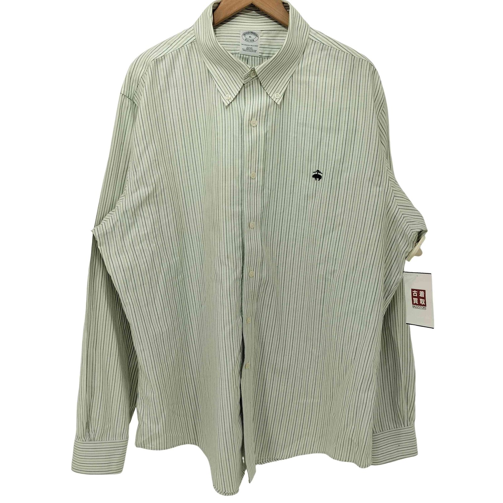 ブルックスブラザーズ BROOKS BROTHERS オックスフォードランダムストライプ シャツ メンズ import：XL 