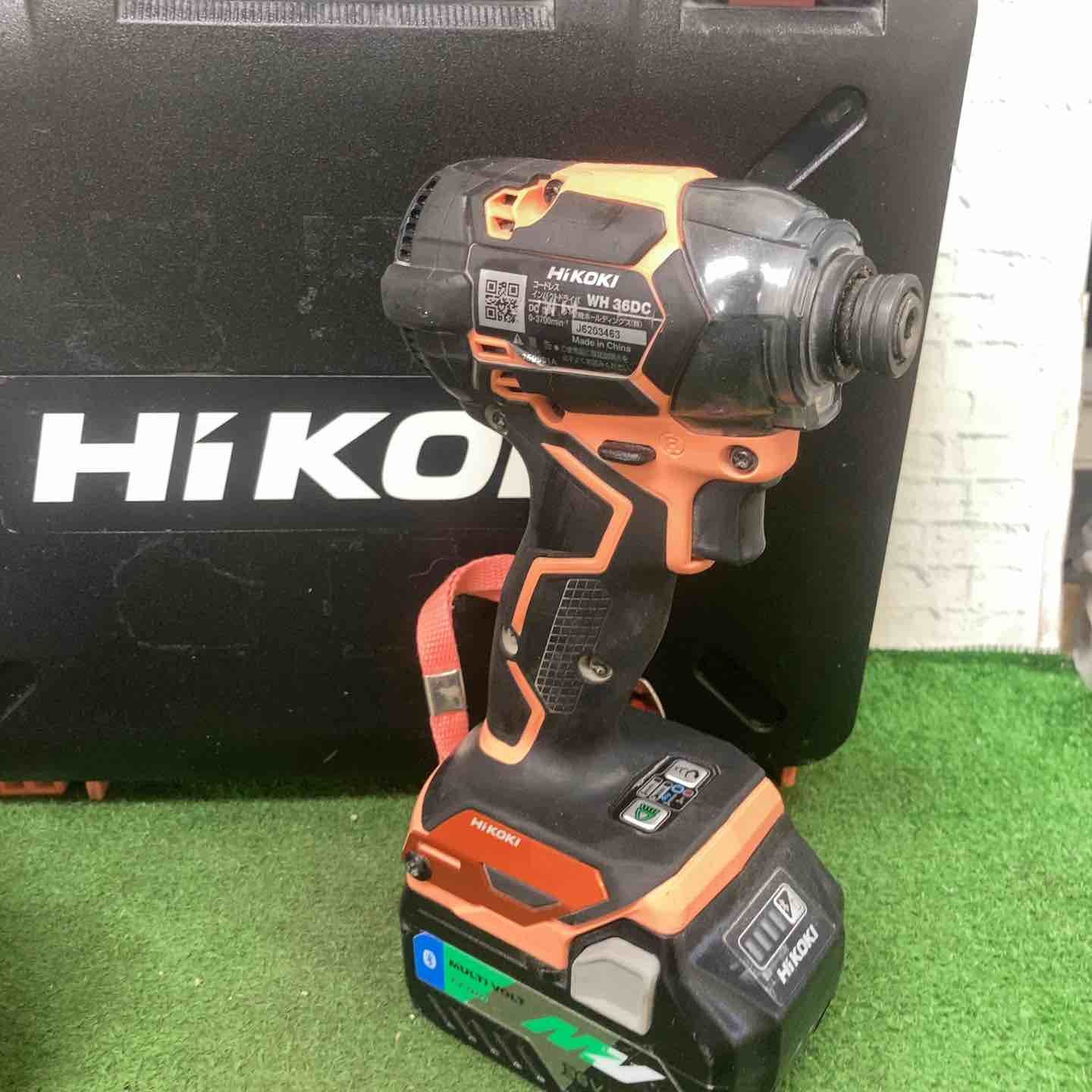 ☆ハイコーキ(HIKOKI ※旧:日立工機) コードレスインパクトドライバ WH36DC(2XPBS)【町田店】 WH36DD (2XHRSZ) 36Vコードレスインパクトドライバ HiKOKI(旧