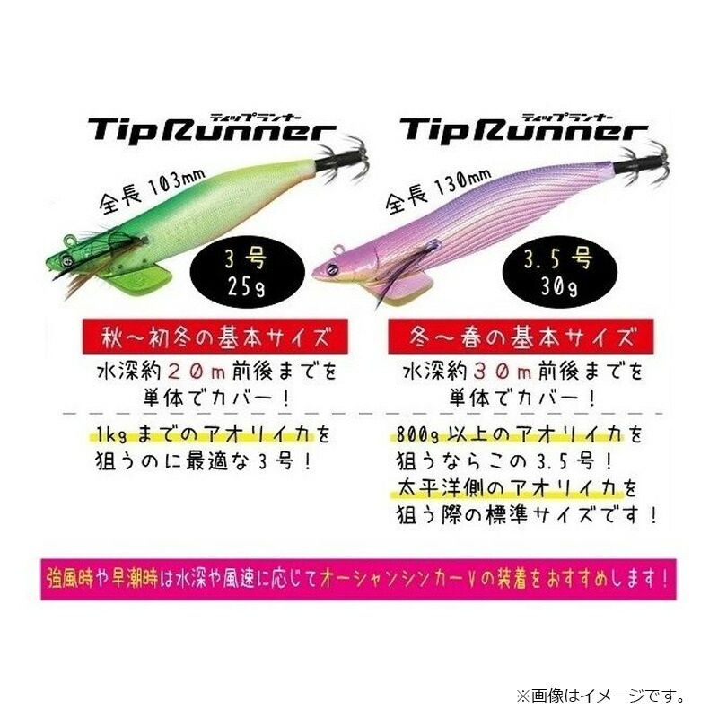 ティップランナー 3.5号 #17 ブラウン/ブルー - メルカリ