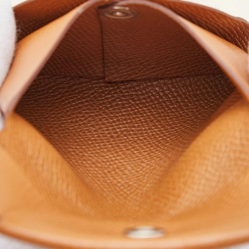 エルメス バスティア コインケース 小銭入れ ブラウン ヴォーエプソン  