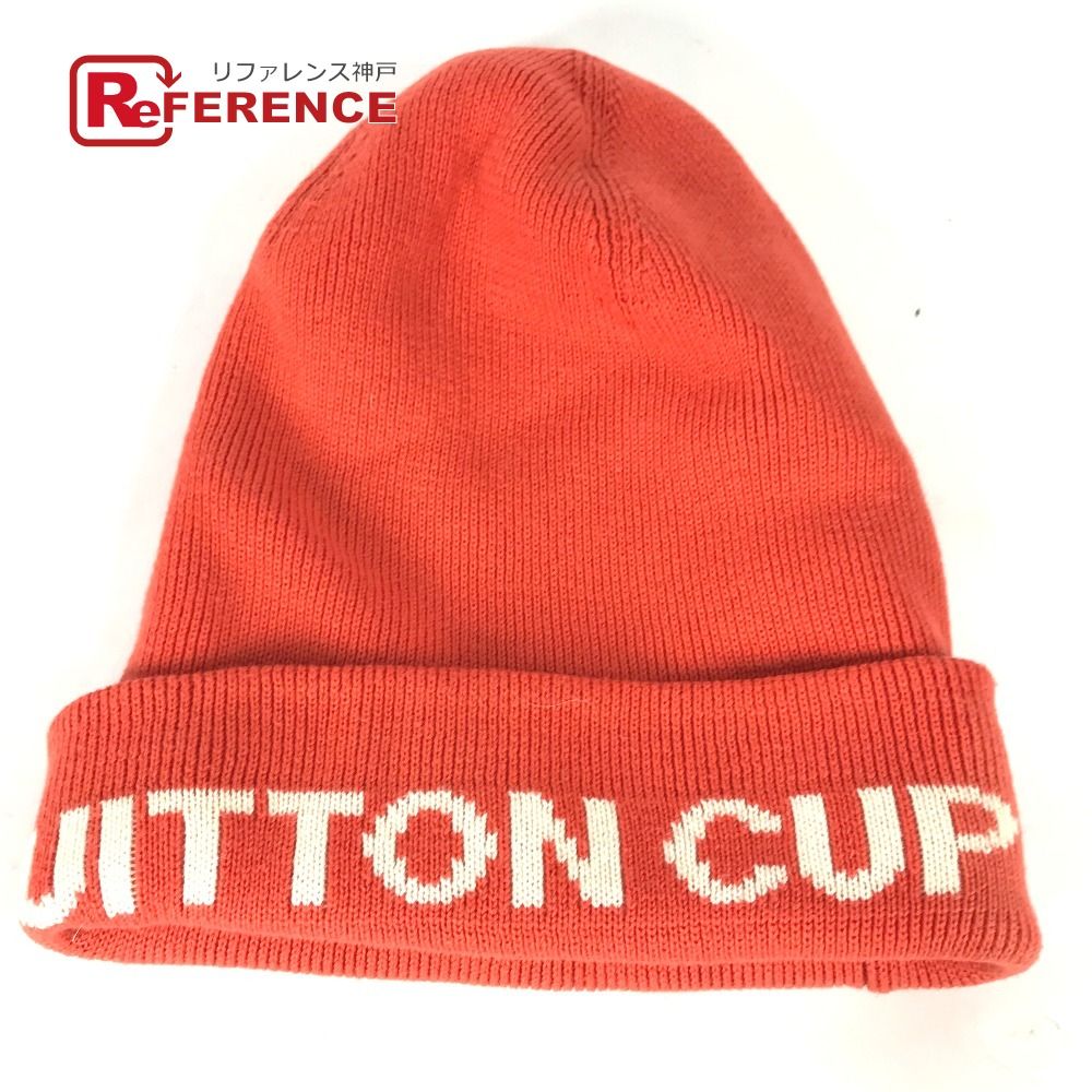 超激安LOUISVIITTON　CUP　ニット帽　ルイヴィトンカップ　ビニー　オレンジ 帽子
