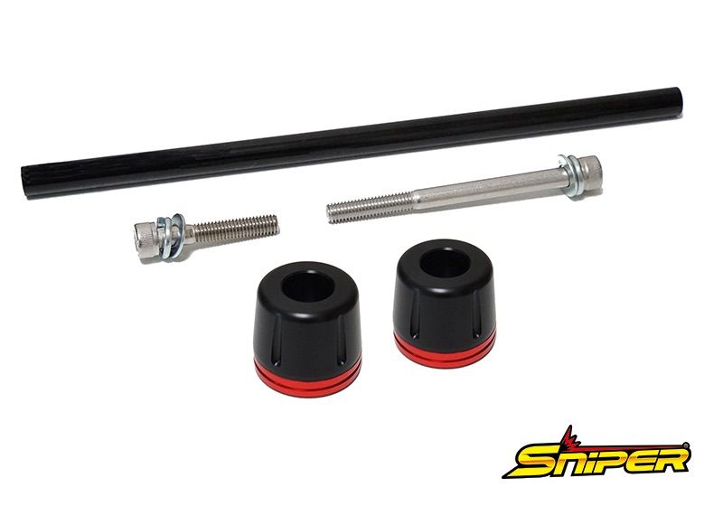 NINJA ZX-25R ZX-4R フロント アクスルスライダー 赤 SNIPER スナイパー SP0131R